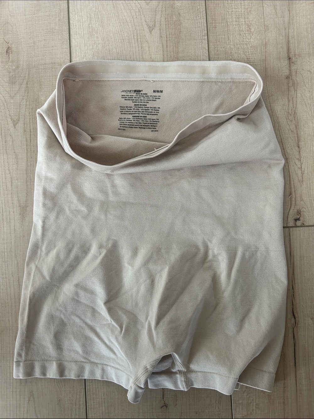 Jockey High-Waist Shapewear Short in Light Beige